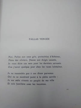 La Frise Empourprée. La Guirlande des Dieux. Le Sang des Roses. .  GIRAUD Albert.