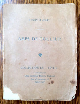 Ames de couleur.. MAUBEL Henry.