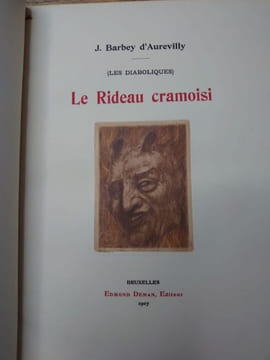 Le Rideau cramoisi. Eaux-fortes en couleurs de A. RASSENFOSSE. . BARBEY dAUREVILLY Jules, RASSENFOSSE.