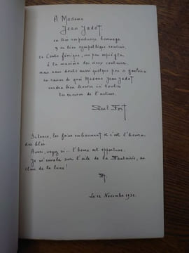 L'Homme tombé du paradis. Petit roman gaulois. La France à travers les ballades françaises. Frontispice et illustrations de Ginette d'Yd. . FORT Paul. ...