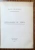 Connaissance du temps..  CLAUDEL Paul.