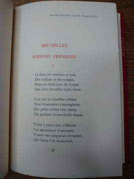Poèmes choisis. Introduction de Fernand Gregh. Portrait en frontispice d'après Eug. Carrière. . VERLAINE Paul.