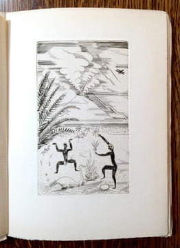 L'Eubage aux antipodes de l'unité. Illustré de cinq gravures au burin hors-texte de J. Hecht.. CENDRARS Blaise.