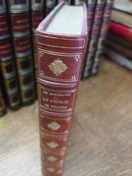 Le chemin de velours. Nouvelles dissociations d'idées. Frontispice gravé sur bois par Paul de Fidoll. . DE GOURMONT Rémy.