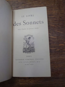 Le Livre des sonnets. Seize dizains de sonnets choisis. . ASSELINEAU Charles.