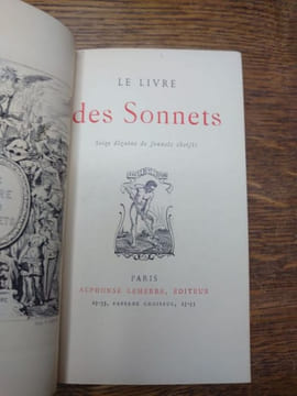 Le Livre des sonnets. Seize dizains de sonnets choisis. . ASSELINEAU Charles.