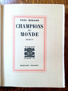 Champions du monde.. MORAND Paul.