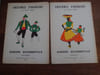 Costumes &eacute;trangers. Europe occidentale. R&eacute;alisations de costumes pour f&ecirc;tes scolaires. Deux volumes. Hommes et femmes. . KIEB Denise. 