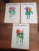 Costumes improvis&eacute;s. Les fleurs. R&eacute;alisations de costumes pour f&ecirc;tes scolaires. Trois volumes. . KIEB Denise. 