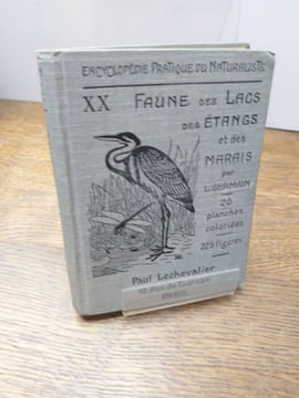 Faune des lacs, des étangs et des marais. 20 planches coloriées et 225 figures. . GERMAIN L. 