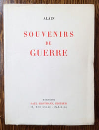 Souvenirs de guerre.