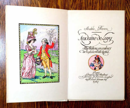 Madame de Luzy. Illustrations en couleurs de Gustave Adolfe Mossa.. FRANCE Anatole.
