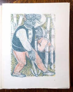 Escrit sur le vin et la vigne & autres gentillesses procédantes de raisin. Lithographies originales de Maurice Savin.