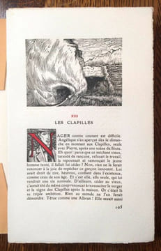 Le Sel des pierres. Roman illustré de bois gravés par Louis Jou.. MAURON Marie.