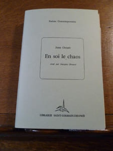 En soi le chaos. Orné par Jacques Doucet.
