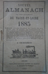 Nouvel almanach du département de Maine-et-Loire. 1885.