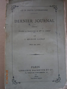 Dernier journal du Dr. David Livingstone. Abrégé.