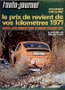 L'auto-journal 1970 numéro 24. La Citroën SM an banc d'essai.. L'AUTO-JOURNAL 1970 