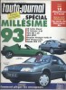 L'auto-journal 1992 N° 12.. L'AUTO-JOURNAL 1992 