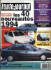 L'auto-journal 1993 N° 20.. L'AUTO-JOURNAL 1993 