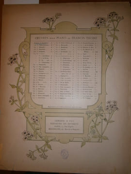 Arlequin et Colombine. Air de ballet. Dédié à nièce Marie Lebrun.. THOME Francis 