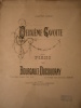 Deuxième gavotte pour le piano. N° 1. Pour piano à deux mains. Dédié à Gabriel Pierné.. BOURGAULT-DUCOUDRAY 