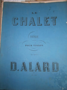 Le chalet. Fantaisie facile pour violon. Op. 39. N° 3.