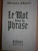 Le mot dans la phrase. Vocabulaire systématique allemand.. BERMAN F. - RAVISE A. 