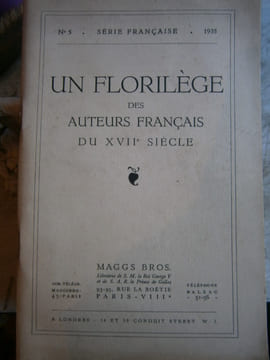Un florilège des auteurs français du XVII e siècle.. MAGGS BROS