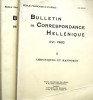 Bulletin de correspondance hellénique 1982. Tome CVI. Volume I : Etudes. Volume II : Chroniques et rapports.. BULLETIN DE CORRESPONDANCE HELLENIQUE ...