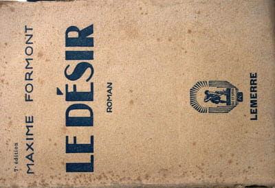 Le désir. Roman.