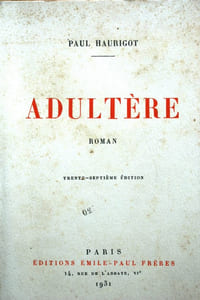 Adultère.