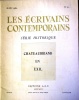 Les écrivains contemporains. N° 51. Série historique. Chateaubriand en exil.. LES ECRIVAINS CONTEMPORAINS 