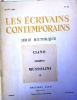 Les écrivains contemporains. N° 62. Série historique : Ciano contre Mussolini.. LES ECRIVAINS CONTEMPORAINS 