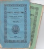 Annales de la société d'agriculture, sciences, arts et belles lettres du département d'Indre-et-Loire. Numéros 1 et 2 de 1851. Année incomplète.. ...