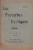 Les proverbes expliqués.. PROVERBES 