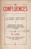 Confluences. Revue mensuelle N° 36. D. H. Lawrence - William Saroyan - John Steinbeck - Percy B. Shelley - Georges Mounin - Gaetan Picon - Pierre ...