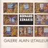 Catalogue de l'exposition Bernard Xenakis à la galerie Alain Letailleur.. XENAKIS Bernard 