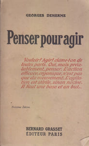 Penser pour agir.