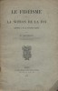 Le fidéisme et la notion de la foi. Réponse à M. le pasteur Babut.. MENEGOZ E. 