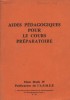 Aides pédagogiques pour le cours préparatoire. Elem math IV.. A.P.M.E.P. 