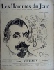 Les Hommes du jour N° 244 : Léon Jouhaux. Dessin en couverture par G. Raieter. Texte de Harmel.. LES HOMMES DU JOUR 