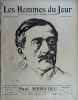 Les Hommes du jour N° 251 : Paul Hervieu. Dessin en couverture par G. Raieter. Texte de Gabriel Reuillard.. LES HOMMES DU JOUR 