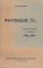 Physique. Classes de Seconde C et moderne.. EVE Georges 