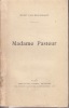 Madame Pasteur.. VALLERY-RADOT René 
