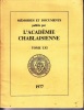 Mémoires et documents publiés par l'Académie Chablaisienne. Tome LXI. Bulletin de l'académie (77 pages). La station routière gallo-romaine de ...