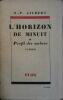 Profil des ombres. (L'horizon de minuit).. GILBERT O.-P. 
