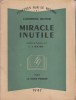 Miracle inutile.. HUTTER Catherine 