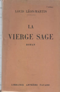 La vierge sage. Roman.