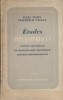 Etudes philosophiques. Ludwig Feuerbach - Le matérialisme historique - Lettres philosophiques, etc.. MARX Karl - ENGELS Friedrich 